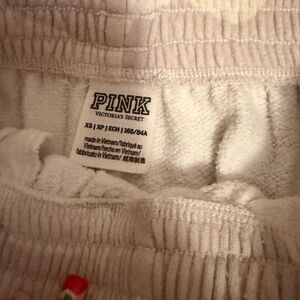 PINK Victoria's Secret White Sweatpants